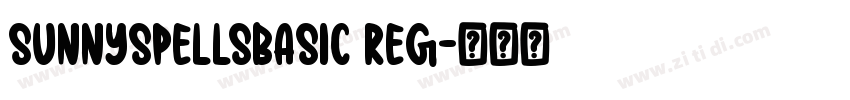 SunnySpellsBasic Reg字体转换